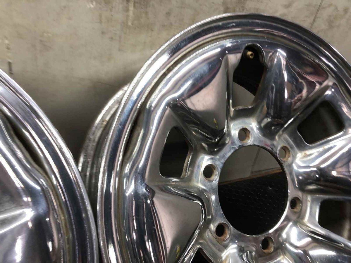 【希少】TOYOTA トヨタ 100系ハイエース 純正メッキホイール 15インチ 4本 6J6HPCD139.7約+30 センターキャップ付　(MHD570) クレジットカード QRコード決済可 トヨタ（TOYOTA） 【メッキホイール】トヨタ 100系 ハイエース 4WD