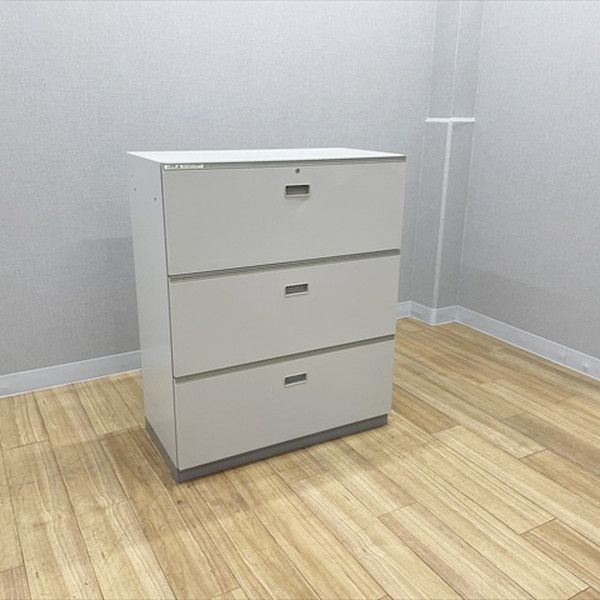 オフィス家具 イトーキ ラテラルキャビネット 3段 シンライン スチール