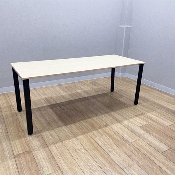 ミーティングテーブル 完成品 W1800 D750 プレーン