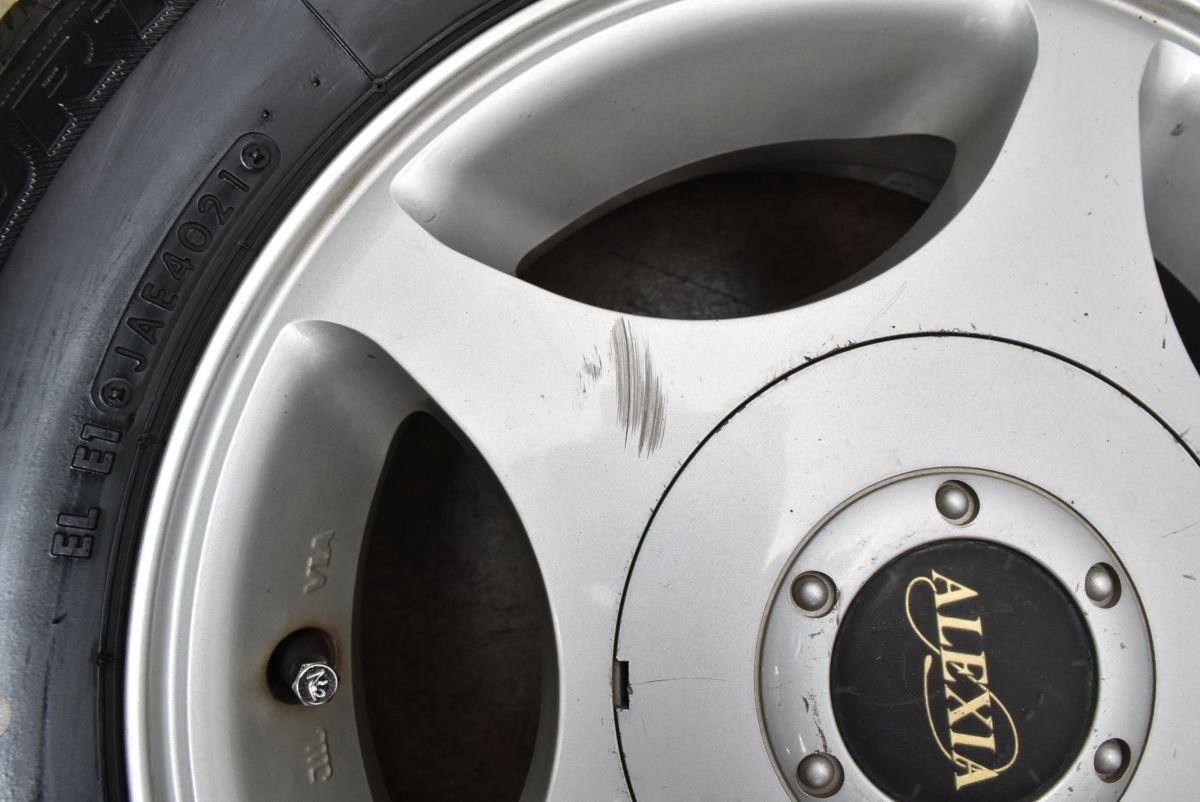 お話し中です　スタッドレス　&  アルミホイール スタッドレス】ALEXLA 13in 4.5J +43 PCD100/112/114.3 アイスエス