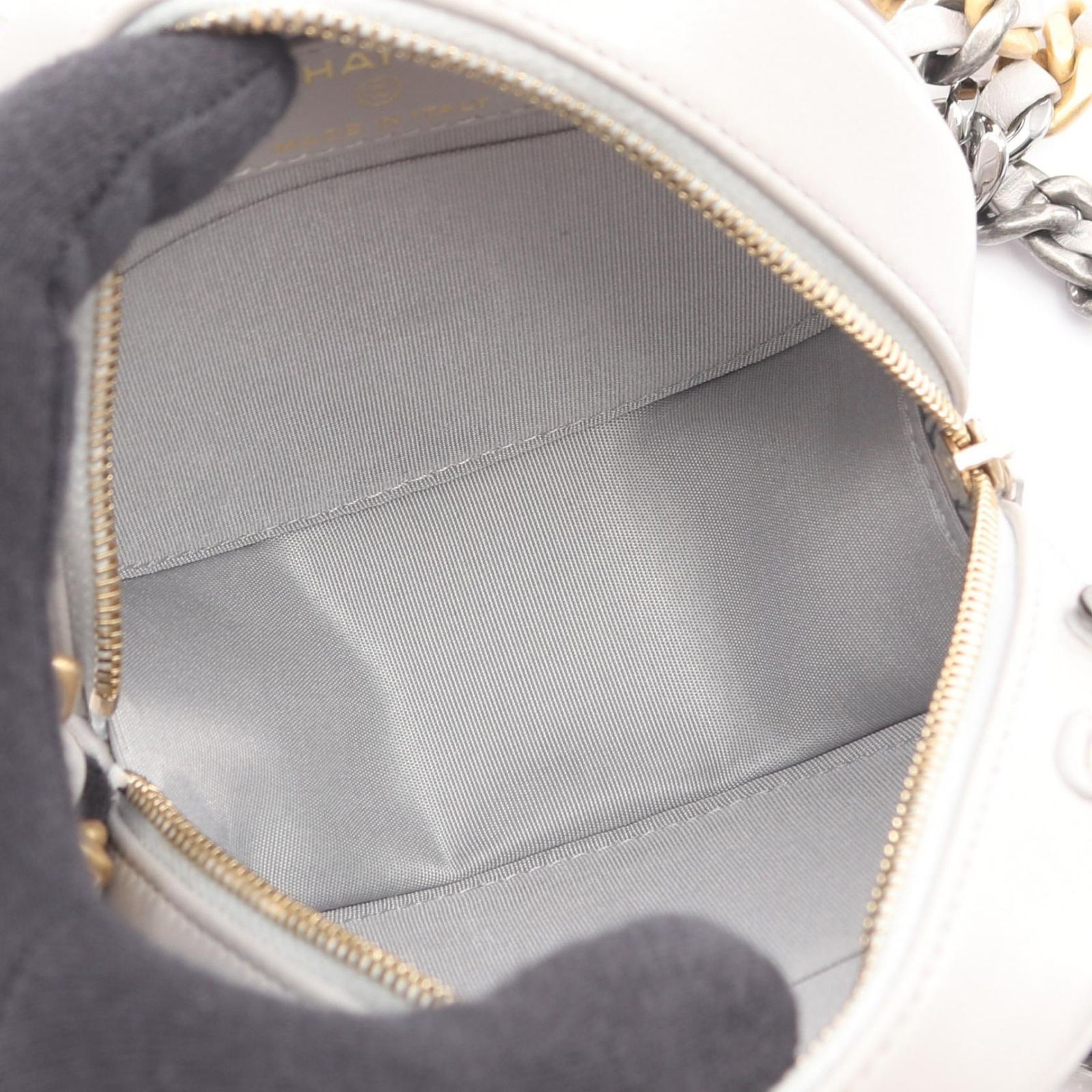 CHANEL シャネル CHANEL19 マトラッセ ラウンド コンビ金具 2WAY