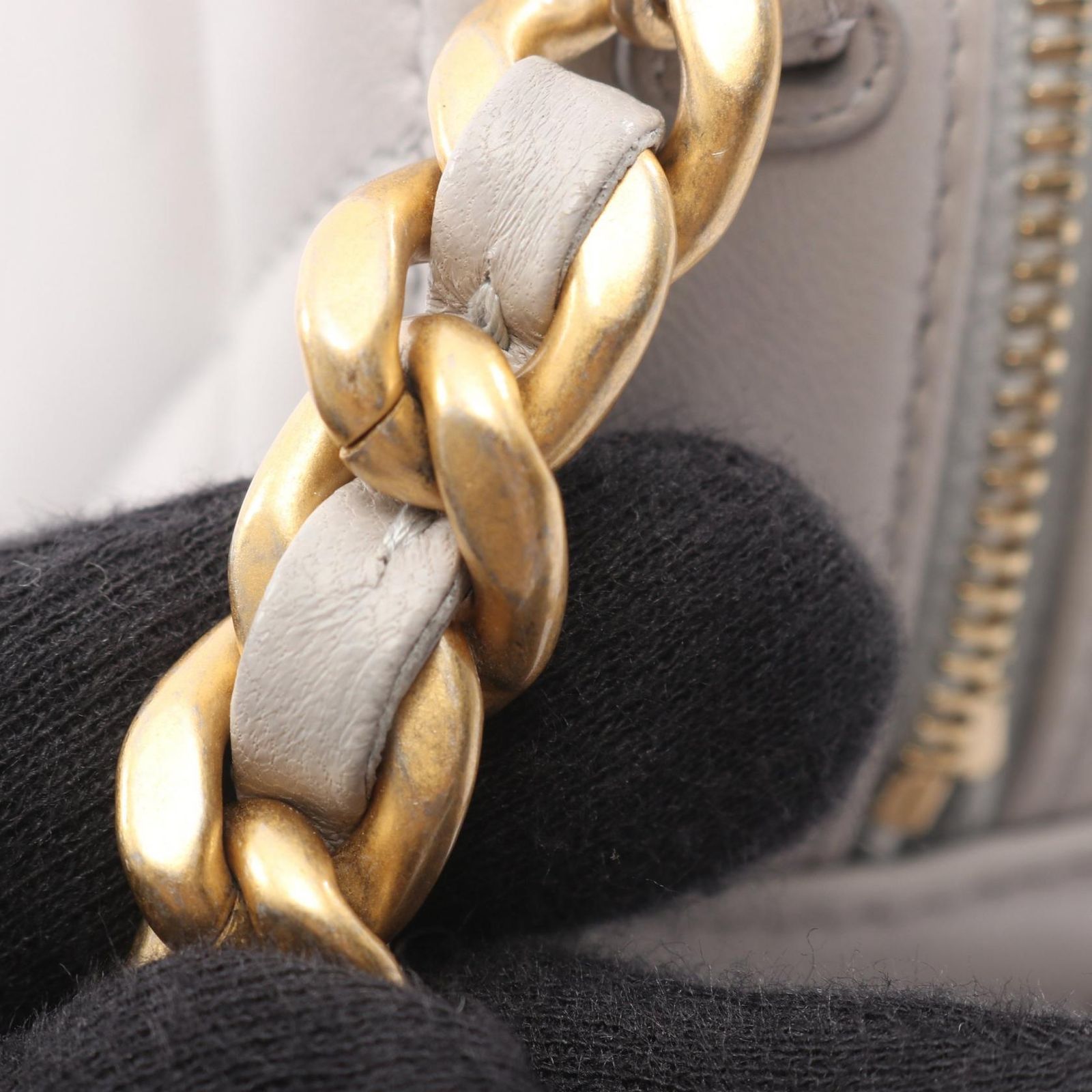 CHANEL シャネル CHANEL19 マトラッセ ラウンド コンビ金具 2WAY