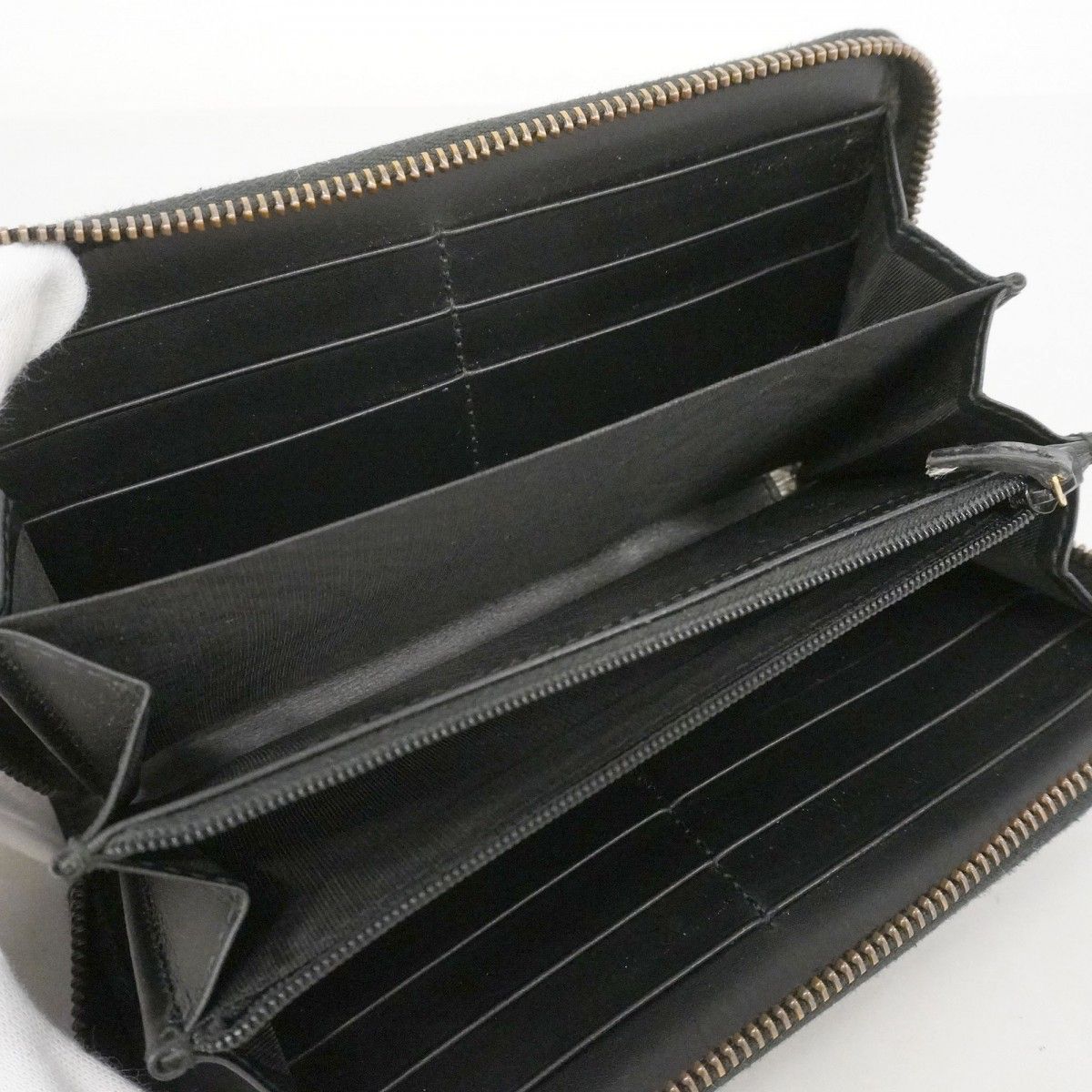 【6dc3549】グッチ 長財布 グッチシマ 548058 レザー ブラック ゴールド金具【中古】レディース 6dc3549】グッチ 長財布 グッチシマ 548058 レザー ブラック ゴールド