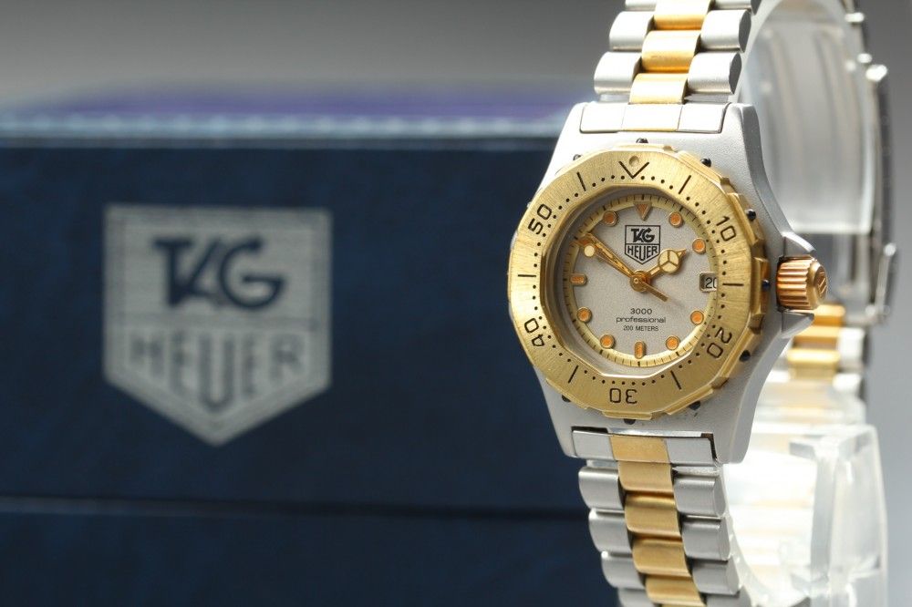 稼働品】TAG Heuer プロフェッショナル3000 934.208 付属品付き 