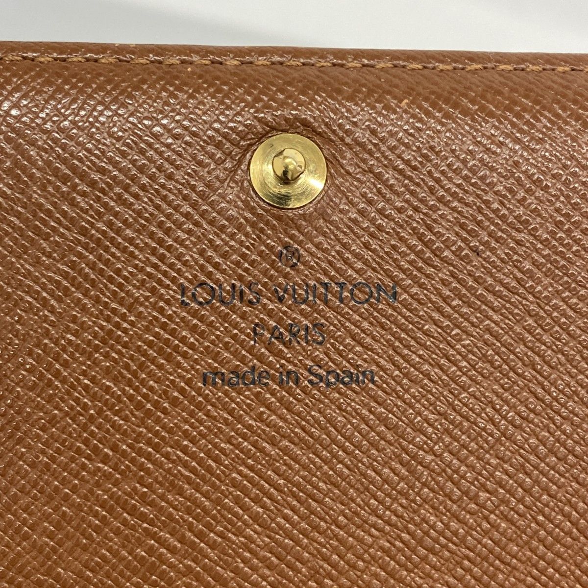 【6dd4123-k】ルイヴィトン 財布 モノグラム ポルトモネジップ M61735 ブラウン【中古】レディース LOUIS VUITTON - 【6dd4123-k】ルイヴィトン 財布 モノグラム ポルト