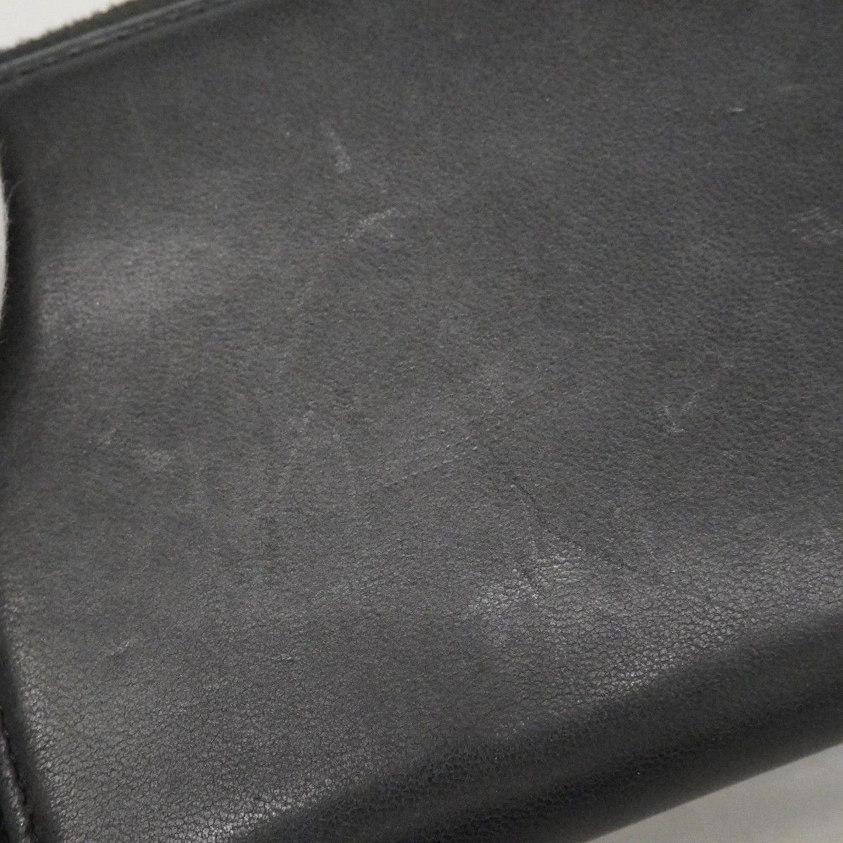 【6dd4156-k】シャネル 長財布 ラムスキン ブラック シルバー金具【中古】レディース CHANEL - 【6dd4156-k】シャネル 長財布 ラムスキン ブラック シルバー