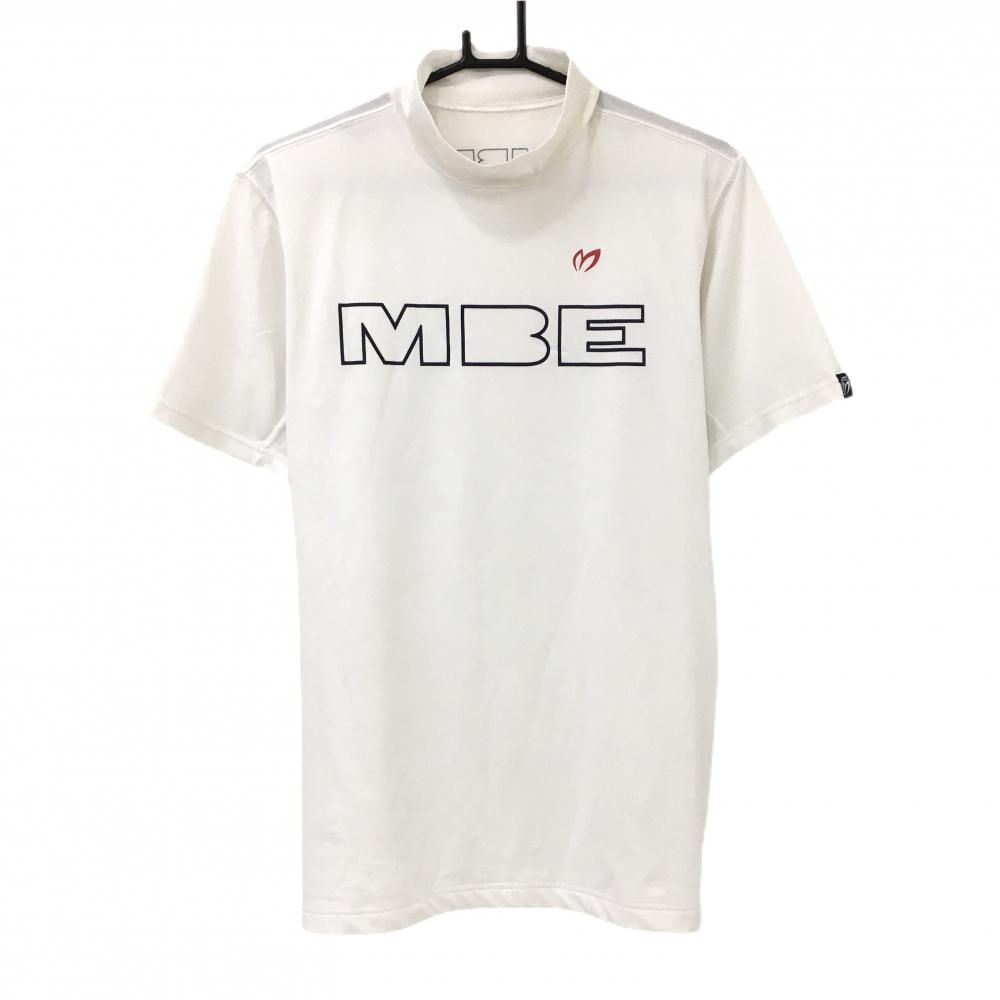 新品 【サイズ５(Ｌ)】【ホワイト】マスターバニー　半袖　ハイネックシャツ マスターバニー 半袖ハイネックシャツ 白 フロントロゴ メンズ 5(L