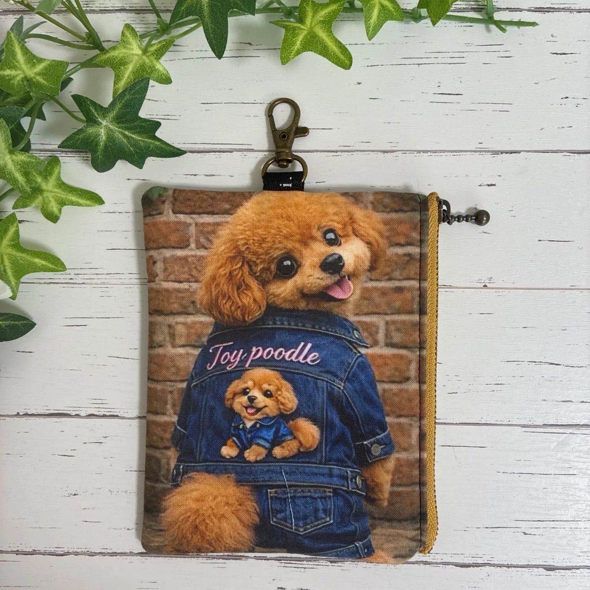 トイプードル フラットポーチ ハンドメイド - メルカリ