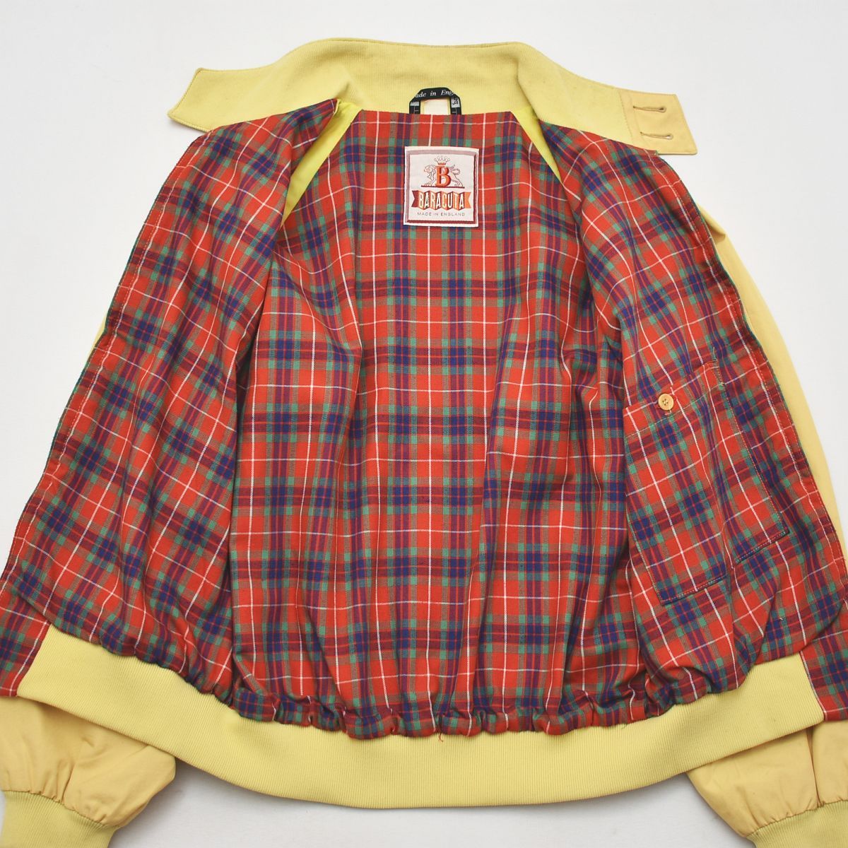 人気】 英国製 バラクータ BARACUTA ハリントンジャケット ジップ 