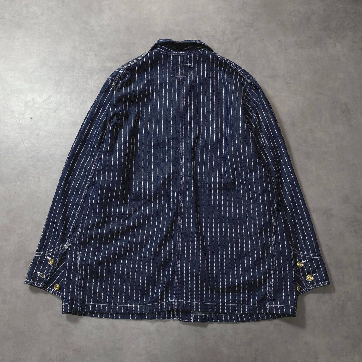 RRL Distressed Wabash カバーオール RRL ウォバッシュ カバーオール デニム チンスト 機関車 チェンジ