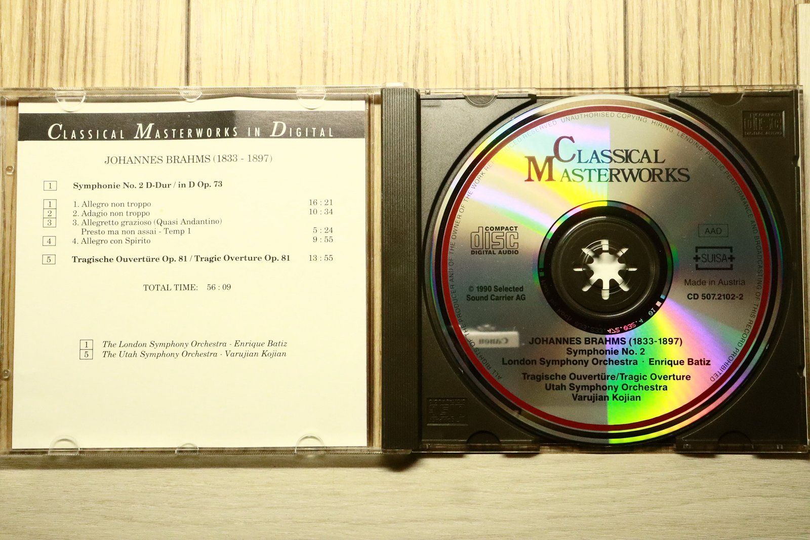 中古CD☆その他CD/□ BRAHMS - SYMPHONIE N 2 (1 CD) 【50721022