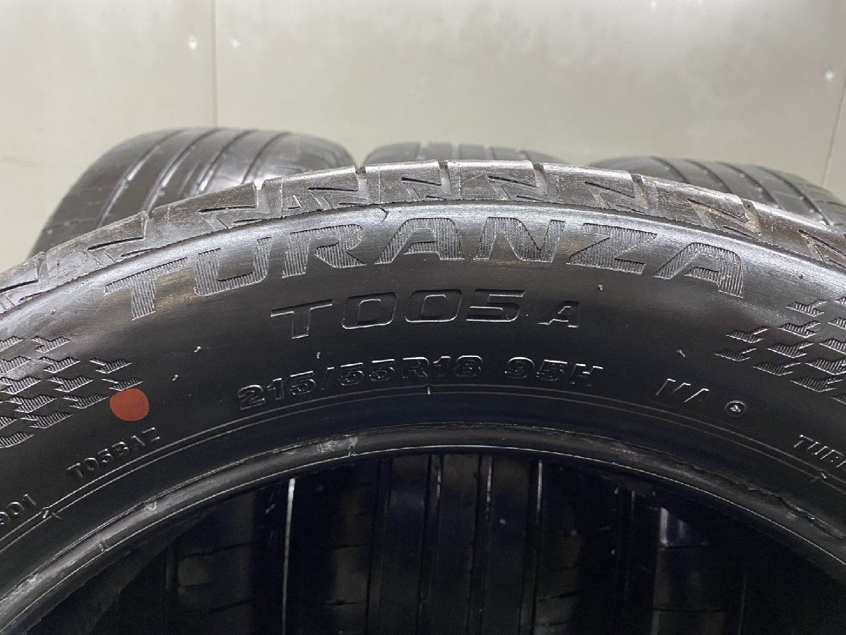 BS BRIDGESTONE TURANZA T005A 215/55R18 18インチ 夏タイヤ 4本 23～24年製 CX-30 VOLVO/V60クロスカントリー デュアリス等　(MTD889)クレジットカード QRコード決済可能 希少サイズ】215/55R18 95H 4本セット 夏タイヤ 《ブリヂストン