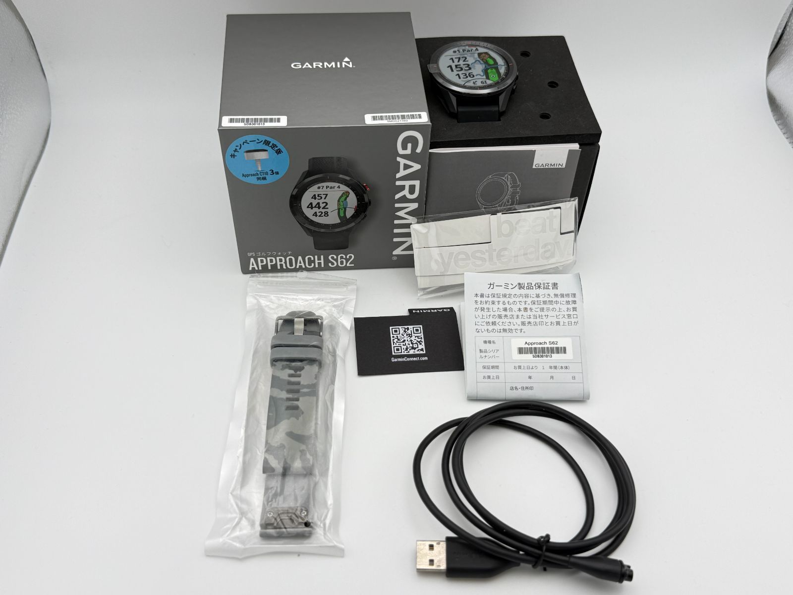GARMIN Approach S62 ブラック オマケ付き ガーミン アプローチ ゴルフ 