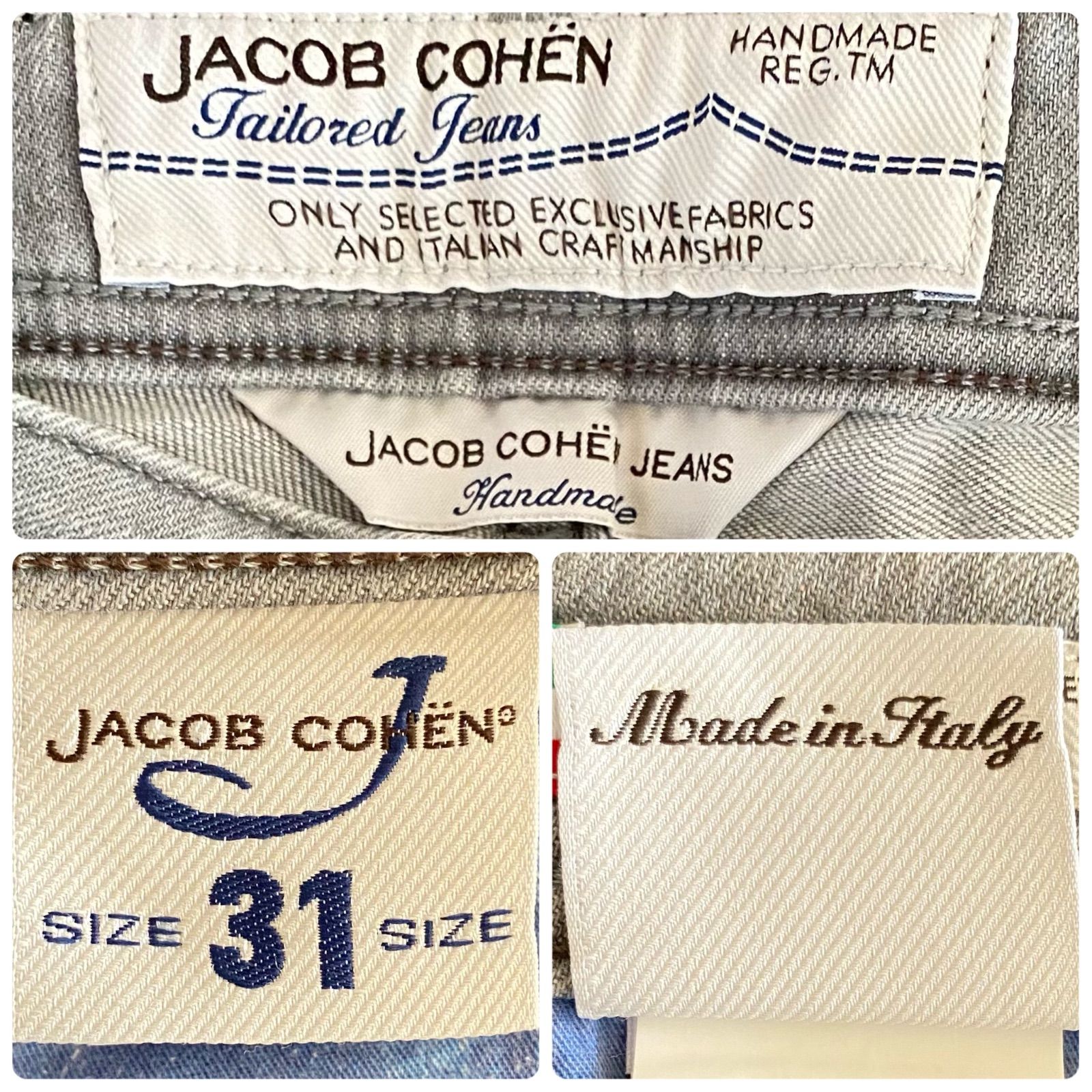 JACOB COHEN ヤコブコーエン ライトグレー メンズ パンツ 長ズボン 