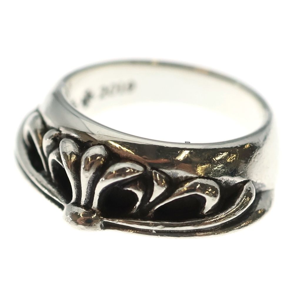 CHROME HEARTS (クロムハーツ) HALF Classic Floral CROSS Ring ハーフ