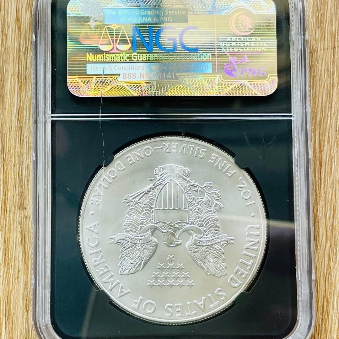 シルバーイーグル 銀貨 2014 アメリカ NGC MS70 - メルカリ