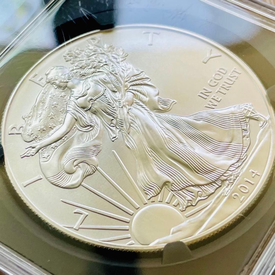 シルバーイーグル 銀貨 2014 アメリカ NGC MS70 - メルカリ