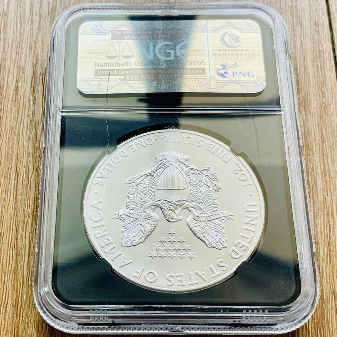 最高鑑定】2014年 アメリカ NGC MS70 イーグル 銀貨 1ドル