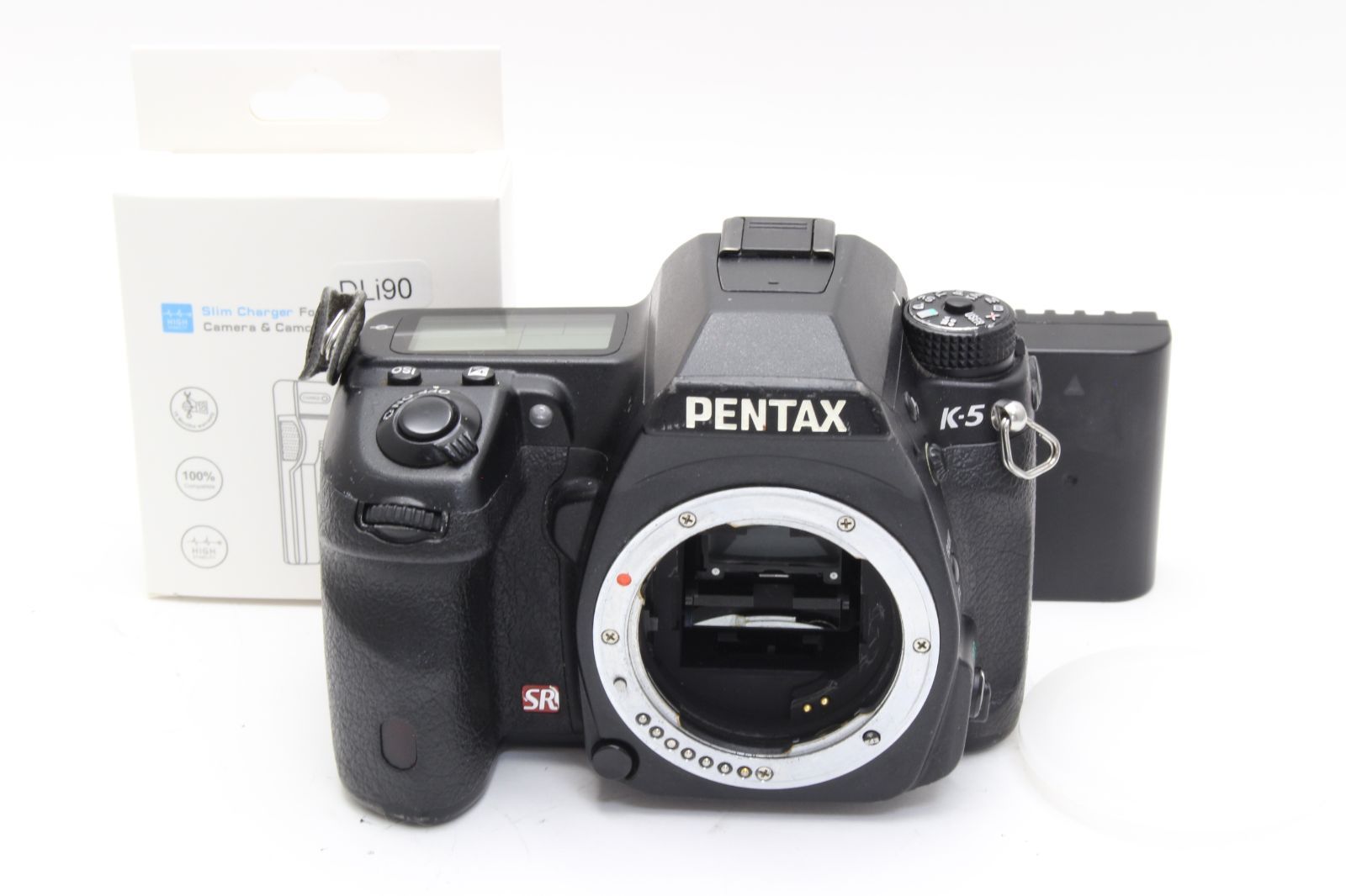 C (やや難あり) PENTAX ペンタックス K-5 ボディ ブラック フラッシュ