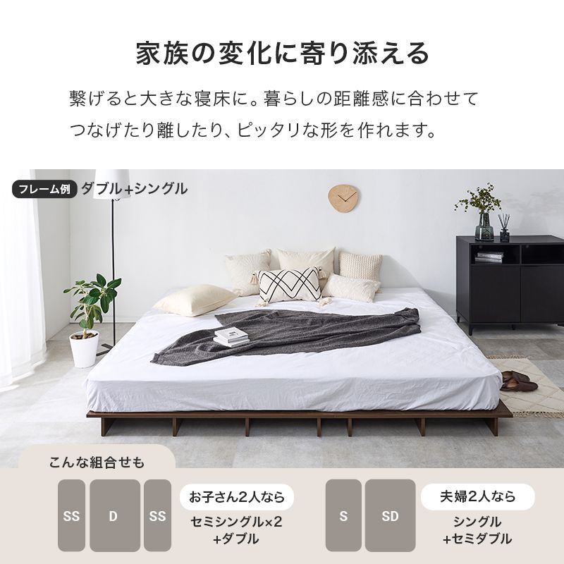 最安値】シングルベッド 頑丈 すのこベッド ベッドフレーム単品 新品
