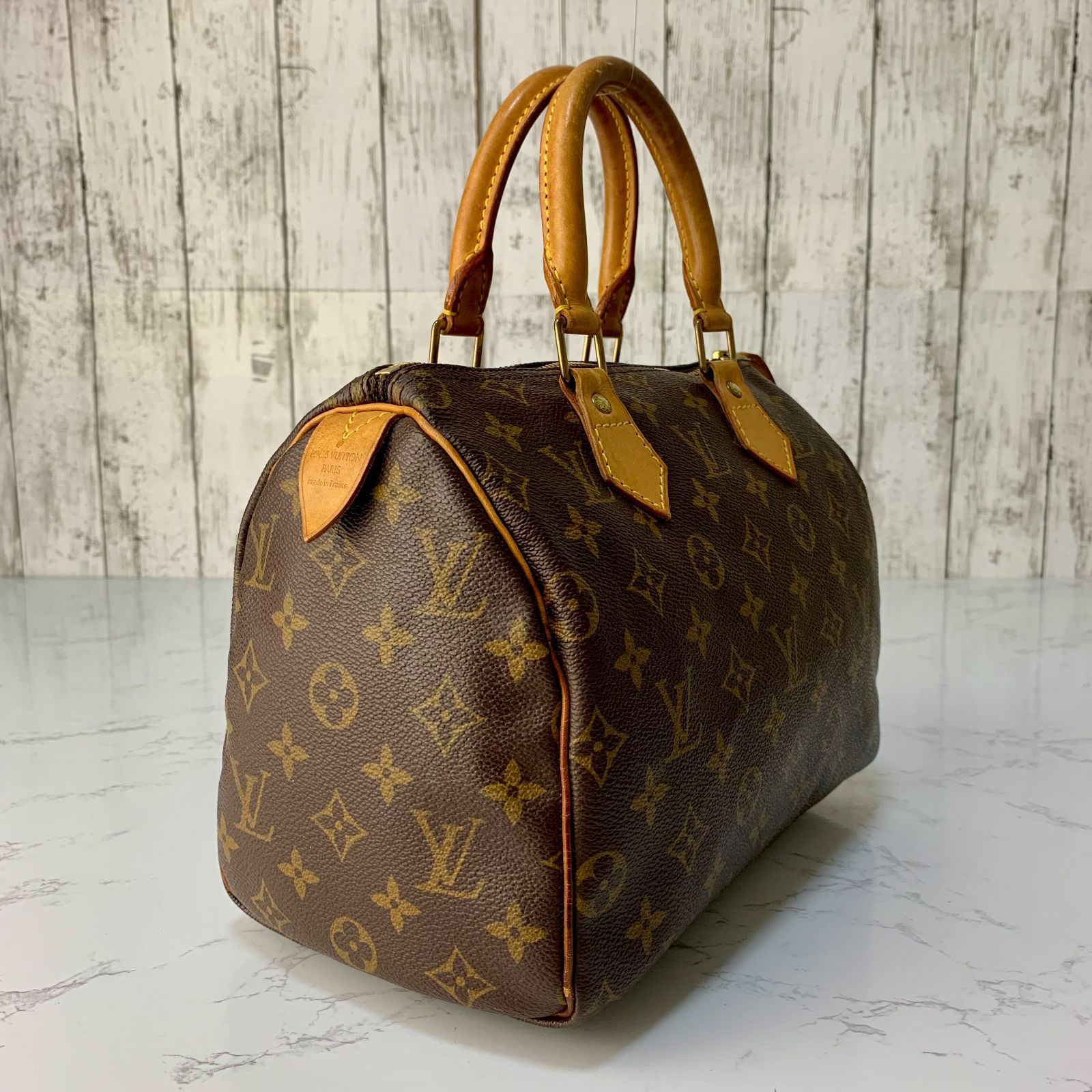 LOUIS VUITTON スピーディ25 モノグラム ミニボストン LOUIS VUITTON モノグラム スピーディ25 ミニボストンバッグ 【公式