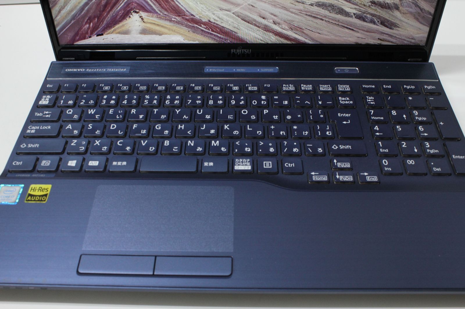 中古ノートPC】富士通〈LIFEBOOK AH77/B3〉Intel Core i7/SSD128GB+