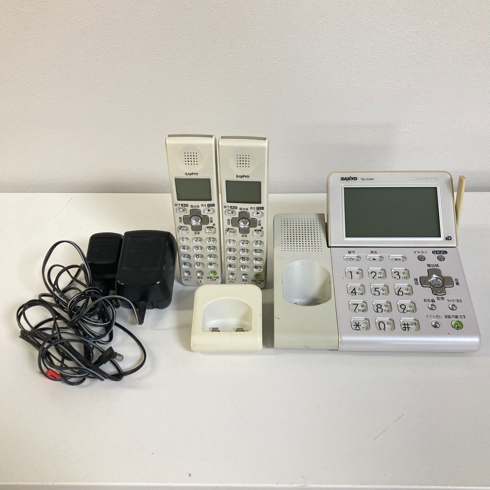 中古 ジャンク品 サンヨー SANYO デジタル コードレス 留守番 電話機