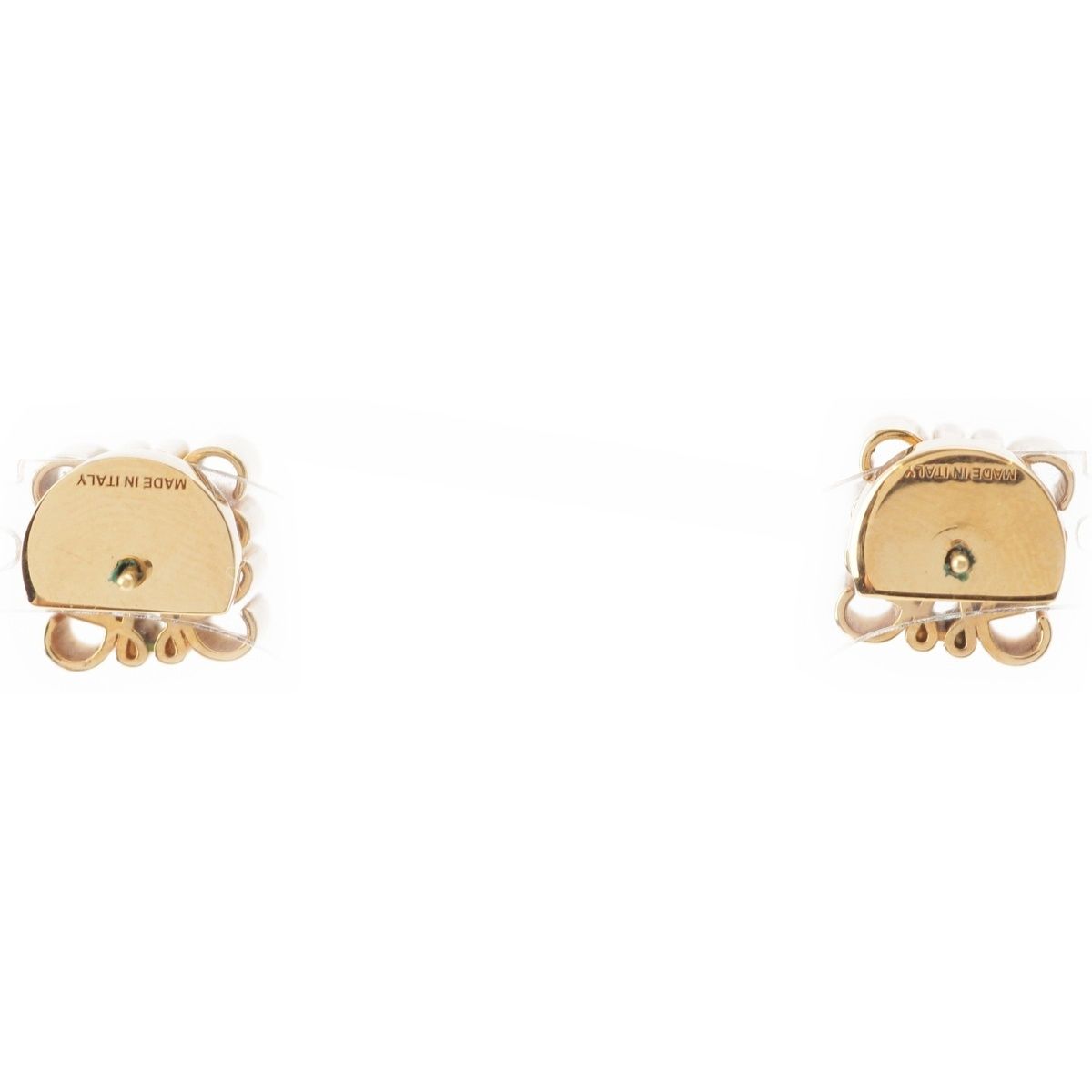 ロエベ アナグラム キューブ スタッド ピアス 両耳用 アクセサリー