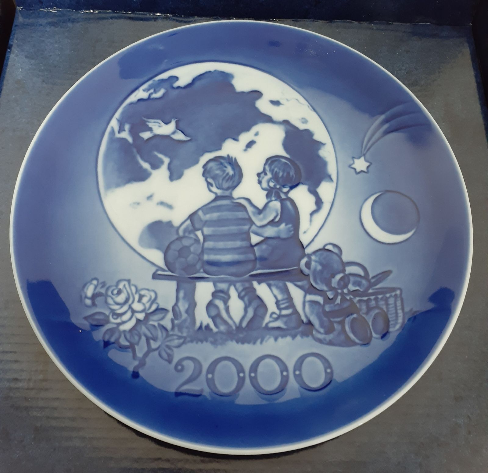 2644N6］2000年限定ミレニアムプレート ロイヤルコペンハーゲン イヤー