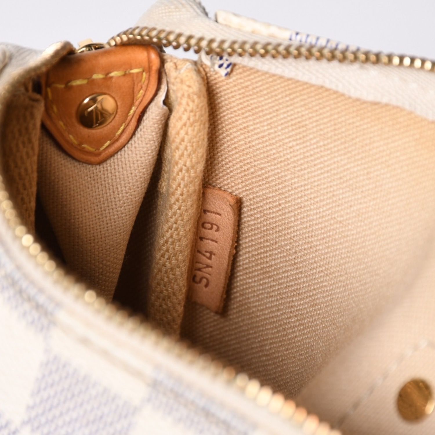 LOUIS VUITTON ルイヴィトン ダミエ アズール エヴァ 2WAY ハンド 