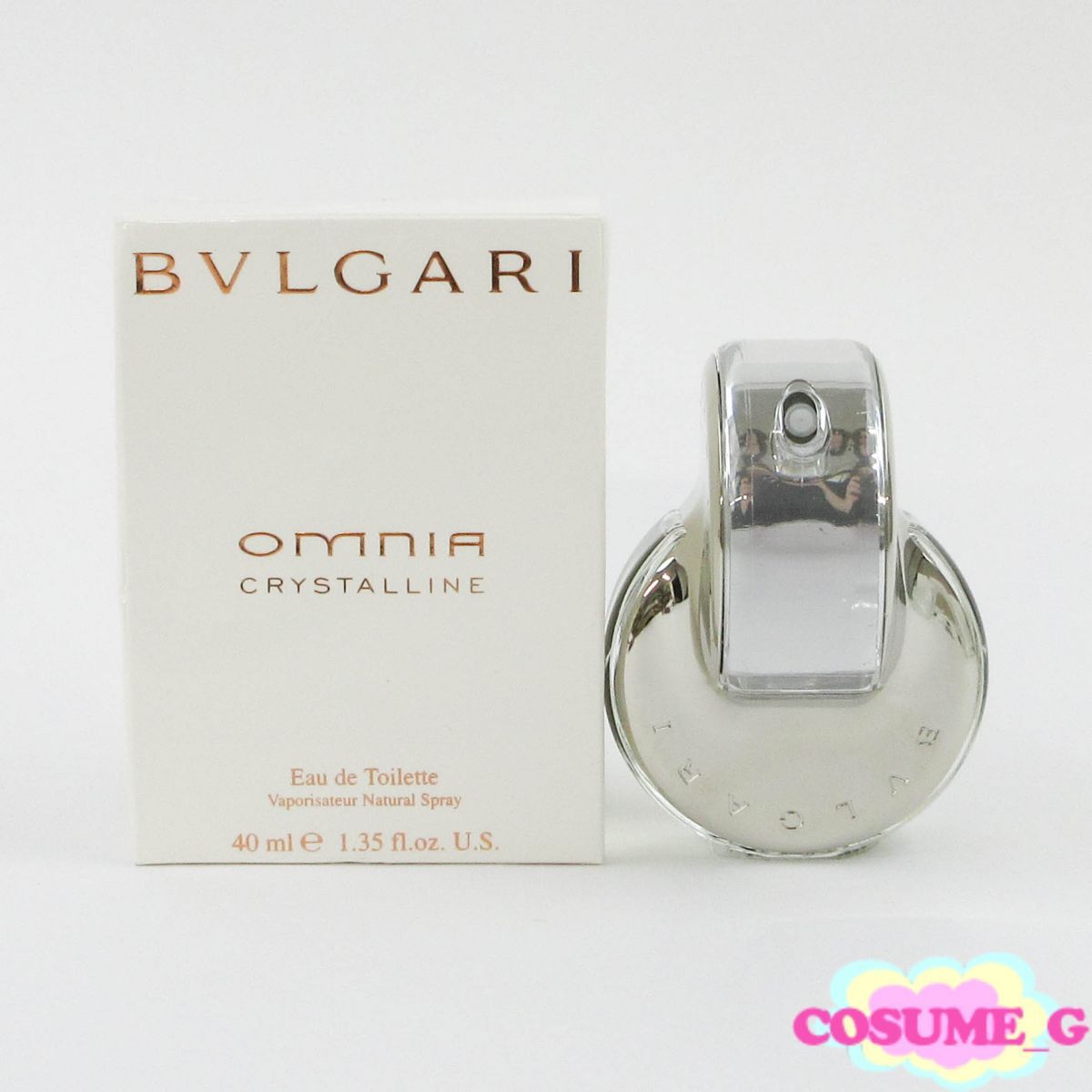 ブルガリ オムニア クリスタリン オードトワレ 40ml EDT 残量多 G855 