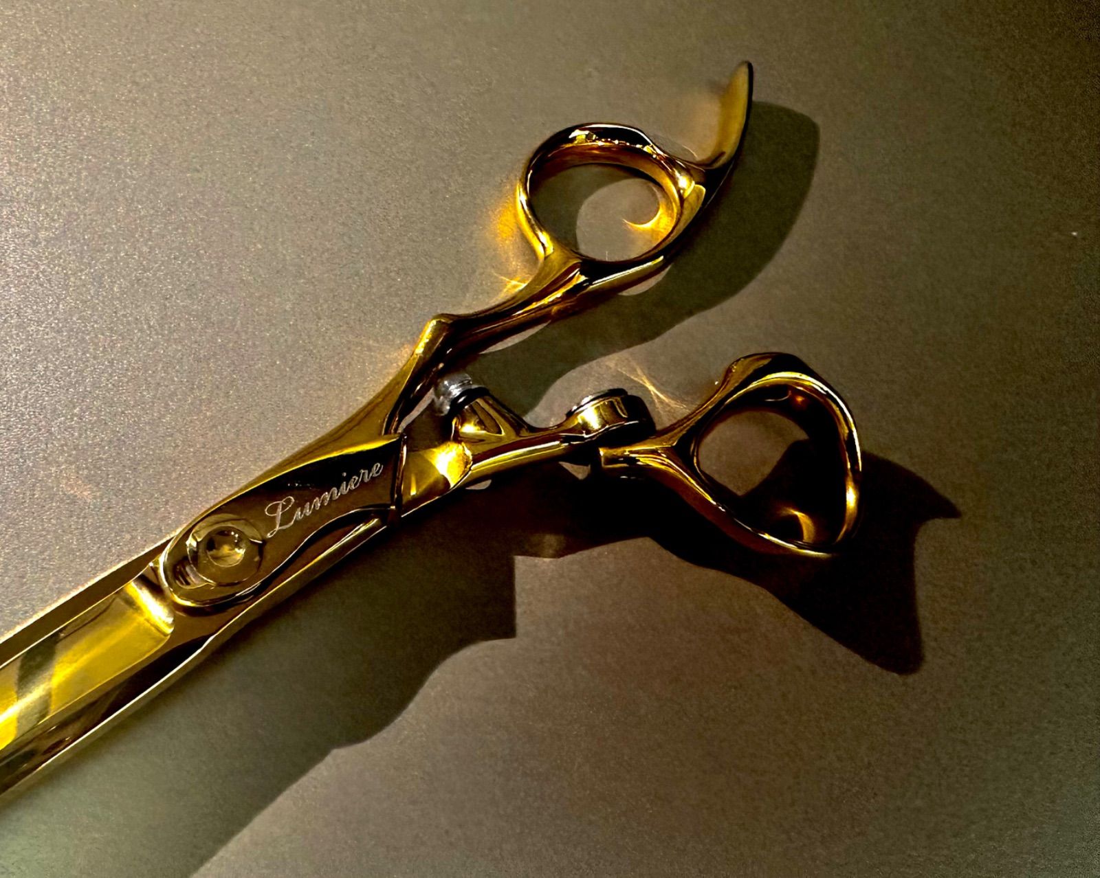 新品】Lumiere ルミエールシザー フレックスハンドル 6.8インチ Gold