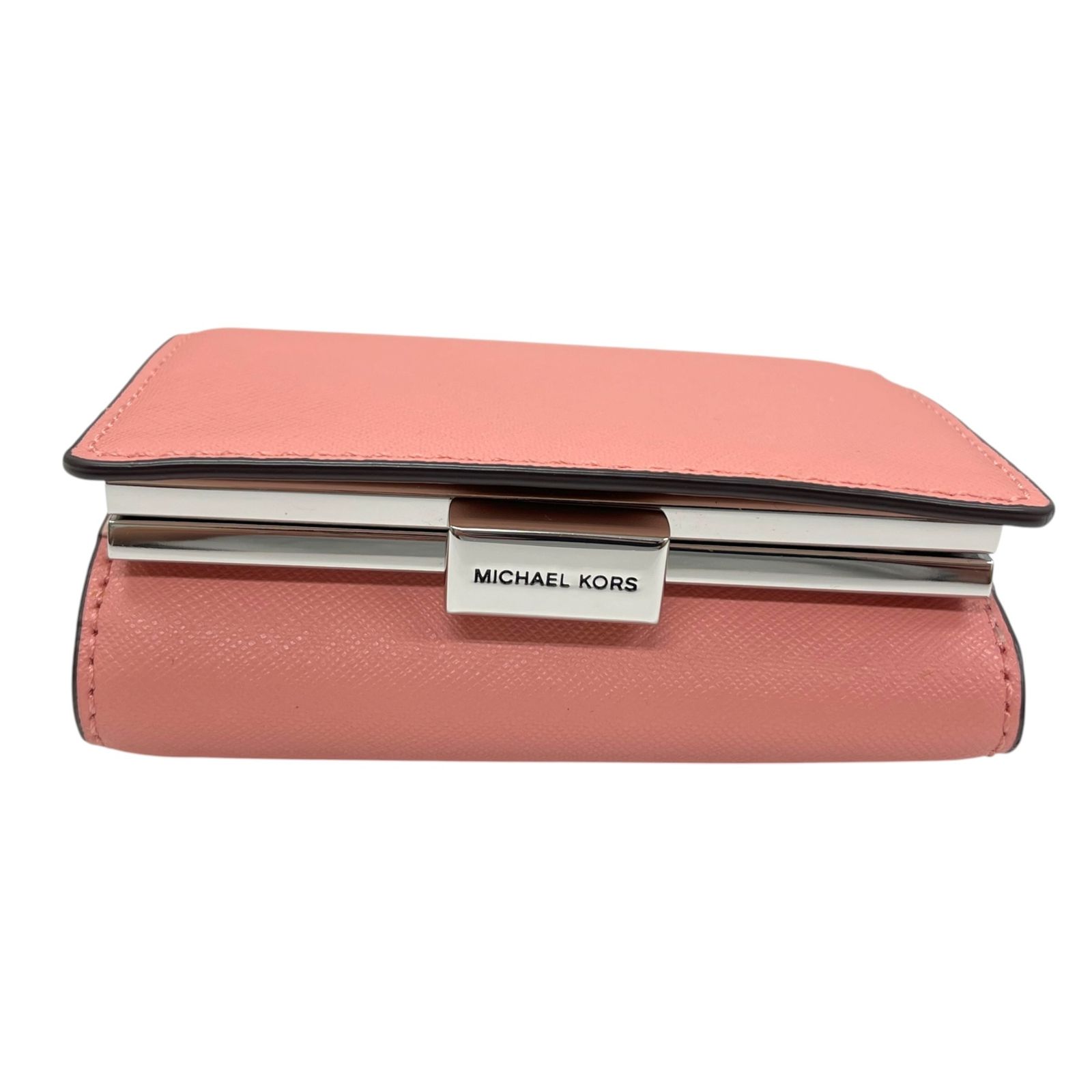 MICHAEL KORS マイケルコース 折り畳み 財布 ピンク レディース財布 袋付き【中古品】U103932RK MICHAEL KORS マイケルコース 折り畳み 財布 ピンク レディース財布 袋