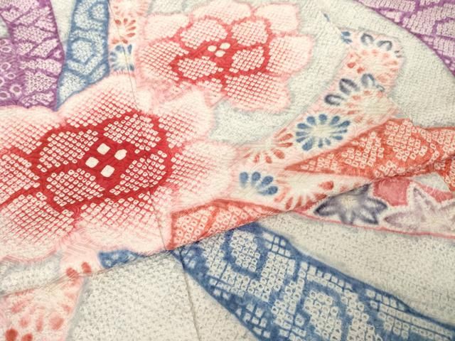 平和屋着物●豪華振袖　総絞り　鬘帯花文　正絹　逸品　AABH4218ck 平和屋着物○豪華振袖 総絞り 鬘帯花文 正絹 逸品 AABH4218ck - メルカリ