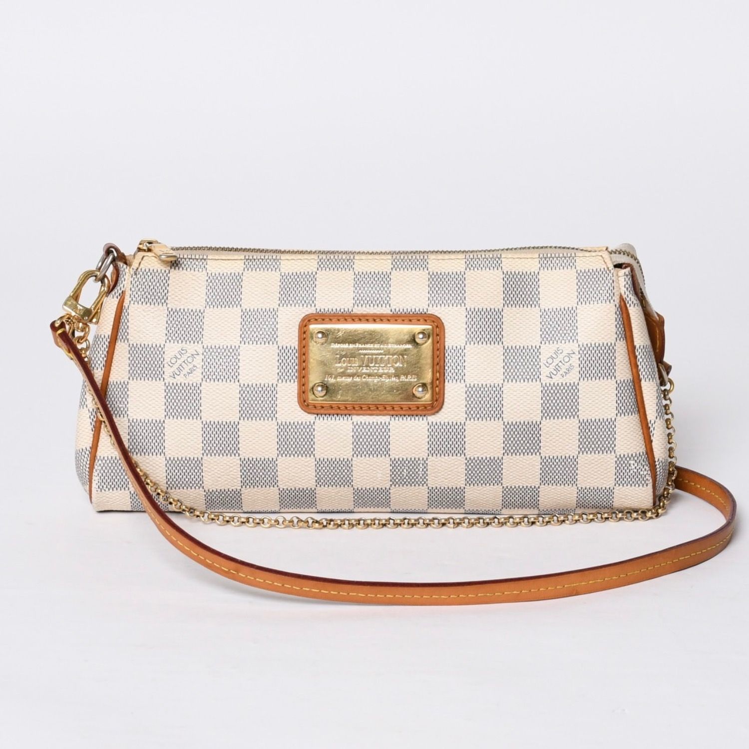 ルイヴィトン　ダミエ　アズール　エヴァポーチ LOUIS VUITTON（ルイ・ヴィトン） ルイ ヴィトン ダミエ エヴァ