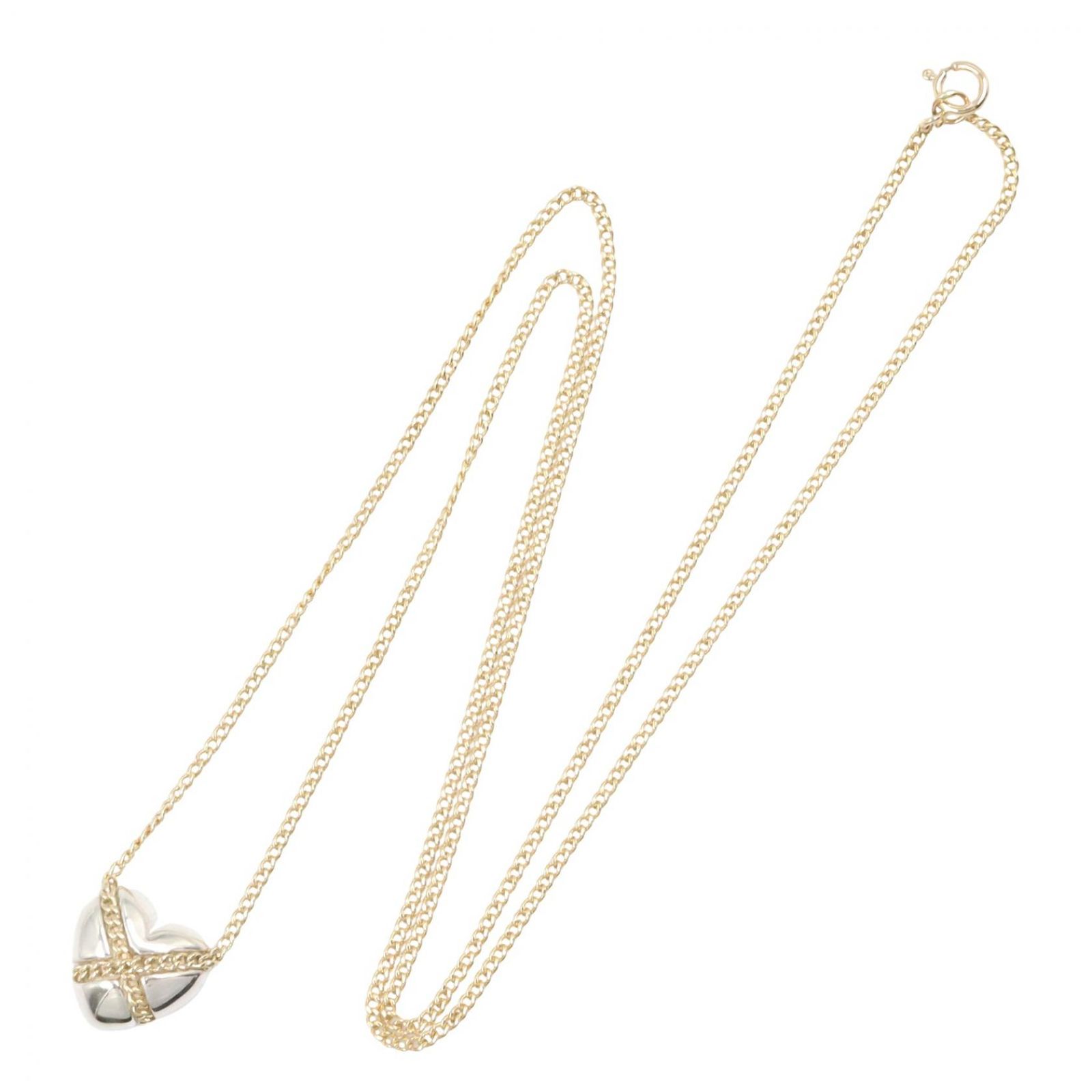 ティファニー TIFFANY＆CO ネックレス クロスハート ネックレス 首回