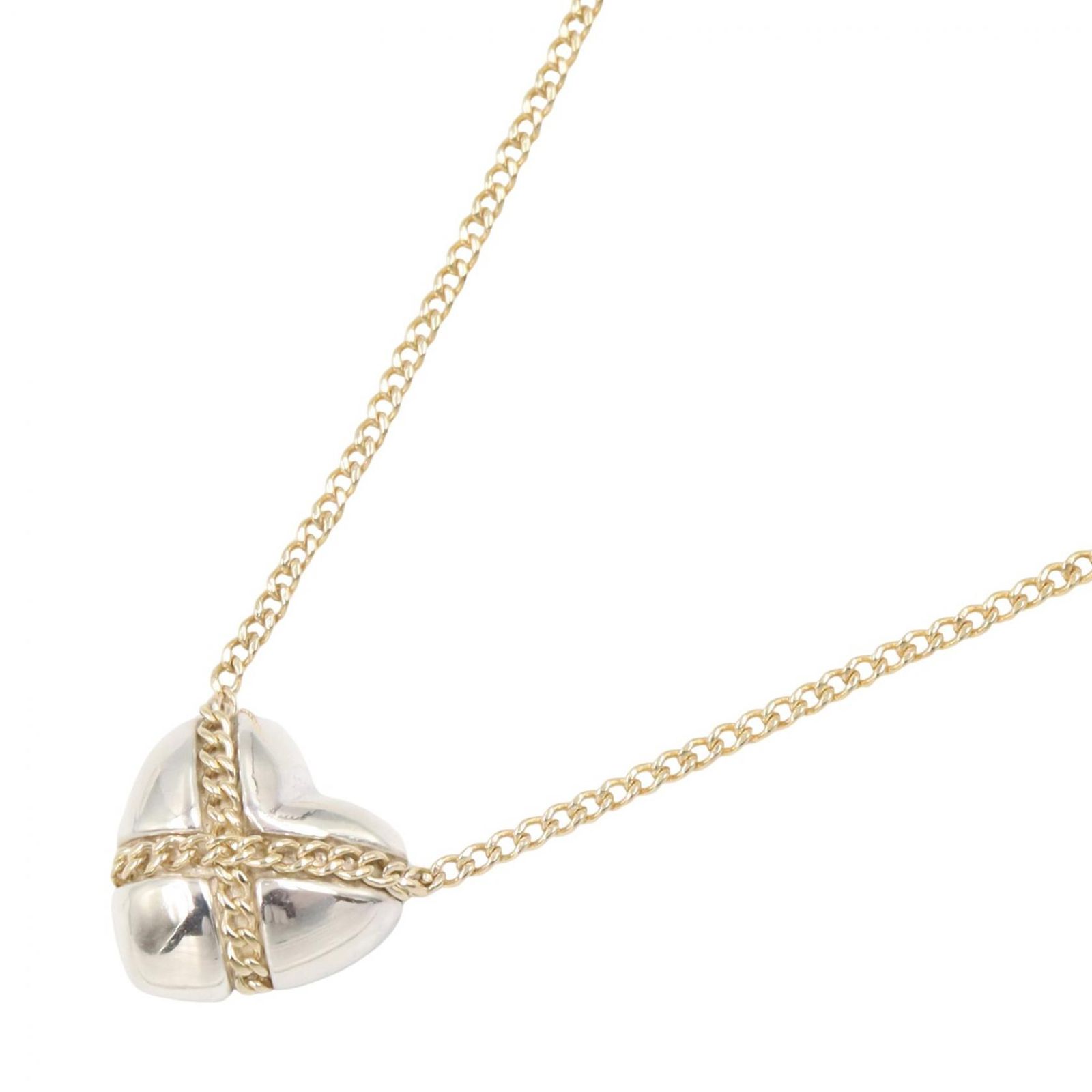 ティファニー TIFFANY＆CO ネックレス クロスハート ネックレス 首回