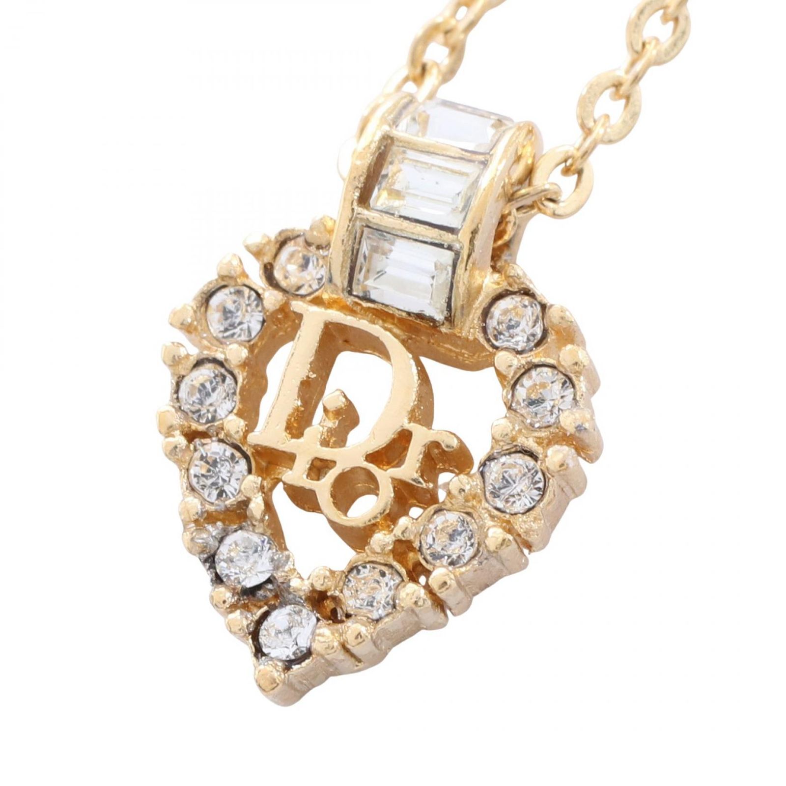 ディオール CDロゴ ゴールド メッキ レディース Dior【1-0247954