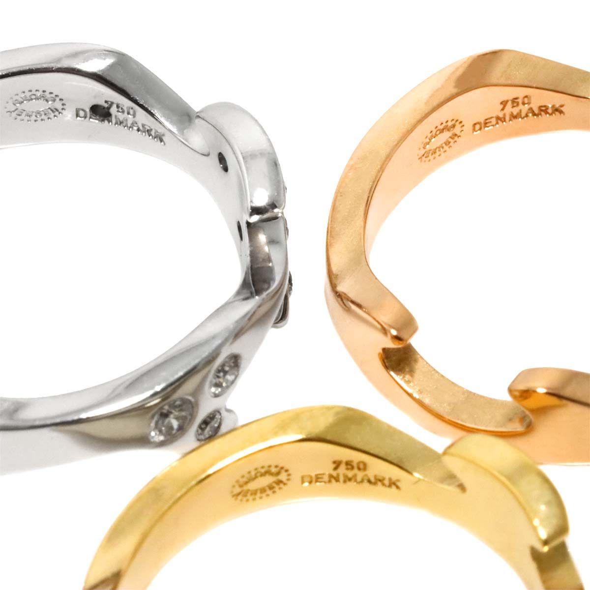 ジョージ ジェンセン Georg Jensen フュージョン #49 リング ダイヤ 