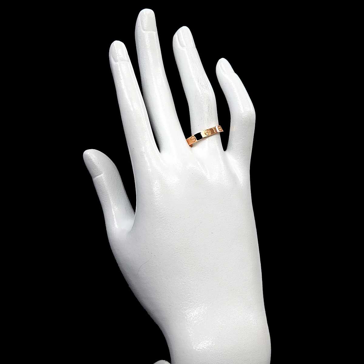 カルティエ Cartier ミニラブ #56 リング K18 PG ピンクゴールド 750