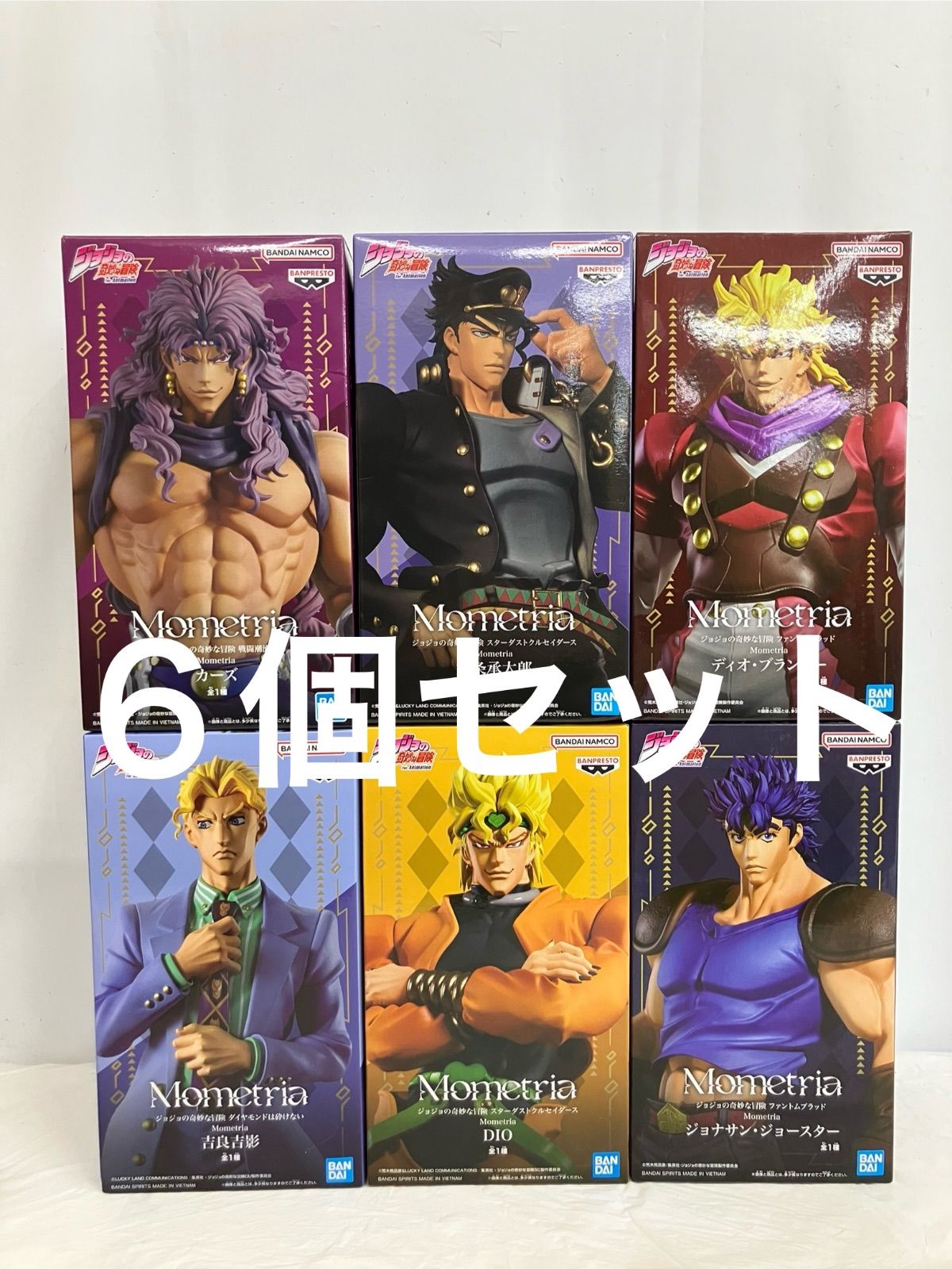 Mometria ジョジョの奇妙な冒険 6個セット ジョジョの奇妙な冒険 Mometria フィギュア 6体セット｜Yahoo!フリマ
