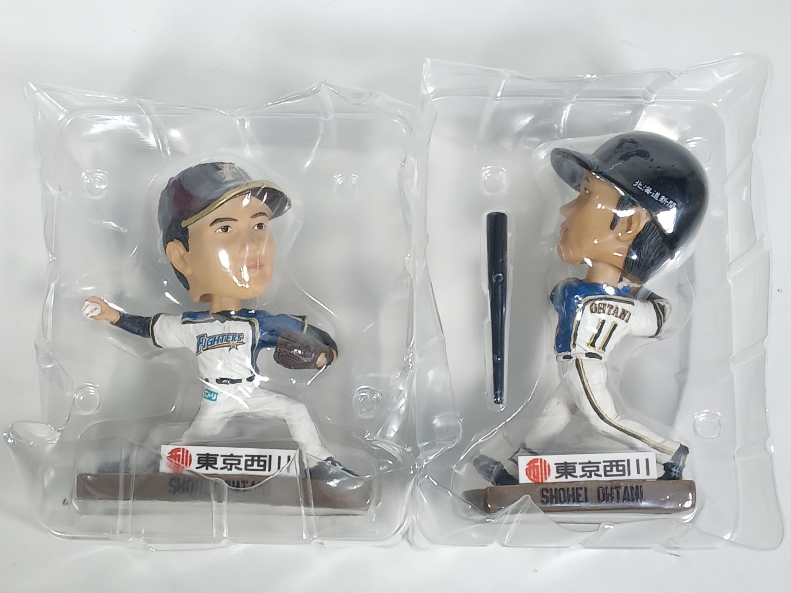 希少！レア 未使用 大谷翔平 ボブルヘッドドール 2体セット 投手 打者