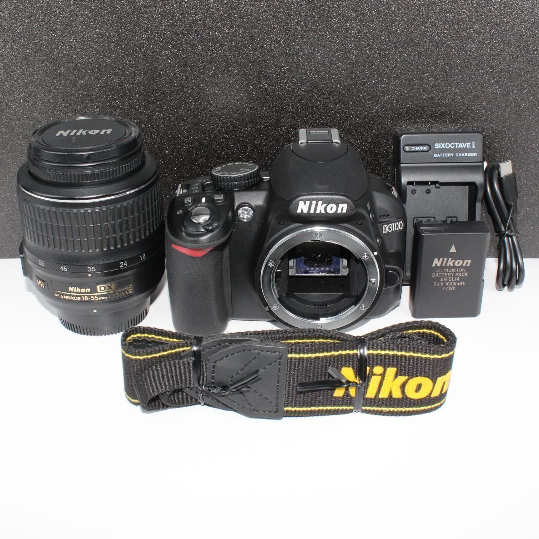 【美品・動作確認済・ショット数5732】Nikon D3100標準レンズセット 美品・動作確認済・ショット数5732】Nikon D3100標準レンズセット