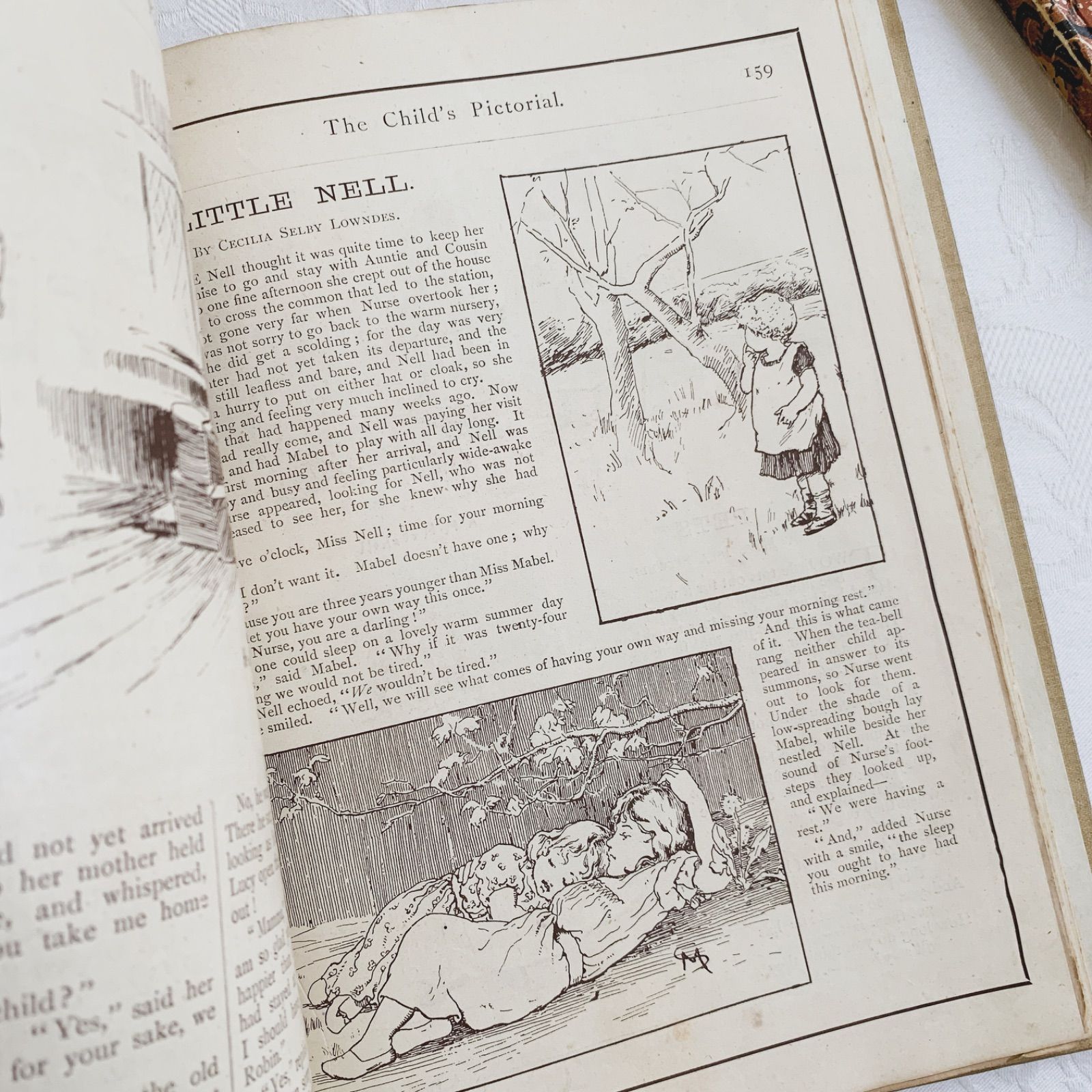 1890年1月-12月号 印刷の深みも素敵な英国アンティーク児童書