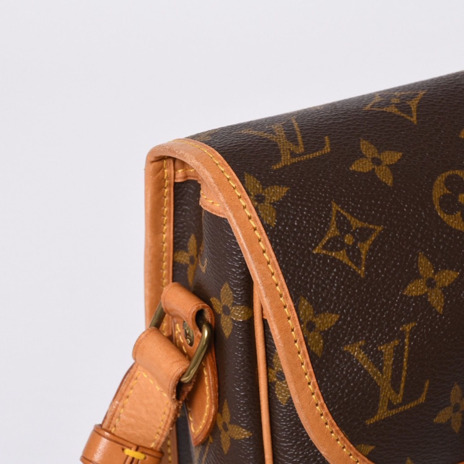 LOUIS VUITTON ルイヴィトン ジンべエールMM モノグラム M42247 ショルダーバッグ ブラウン ゴールド金具 美品 中古 4a000725 LOUIS VUITTON - LOUIS VUITTON ルイヴィトン ジンべエールMM
