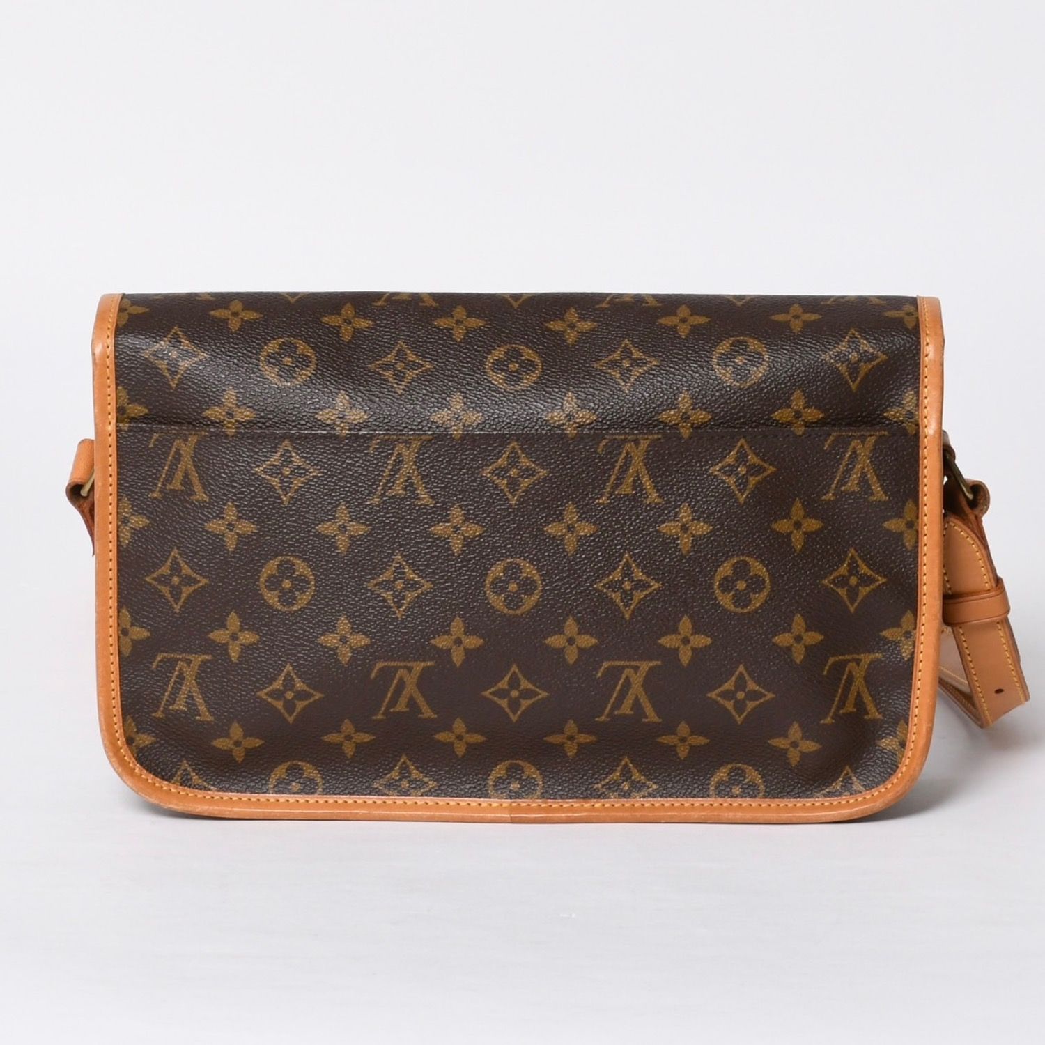 LOUIS VUITTON ルイヴィトン ジンべエールMM モノグラム M42247 ショルダーバッグ ブラウン ゴールド金具 美品 中古 4a000725 LOUIS VUITTON ルイヴィトンモノグラム ジベシエールMM ショルダー