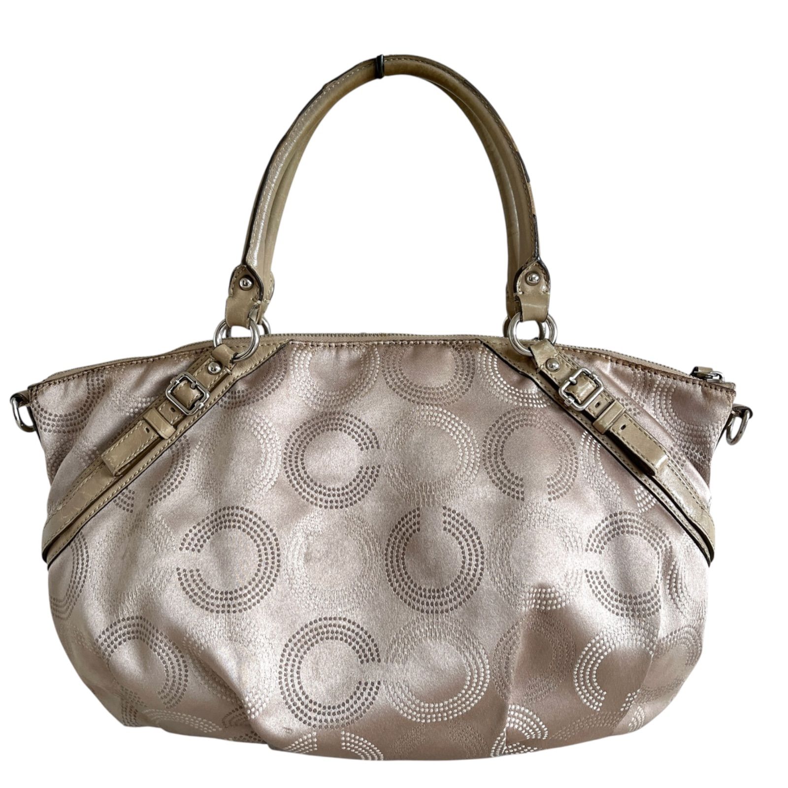 COACH コーチ マディソン ドッテッド オプアート 2wayショルダーバッグ 
