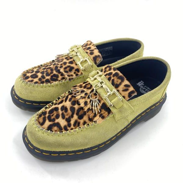 中古】Dr.Martens ADRIAN BONE SNAFFLE スエードローファー UK8 