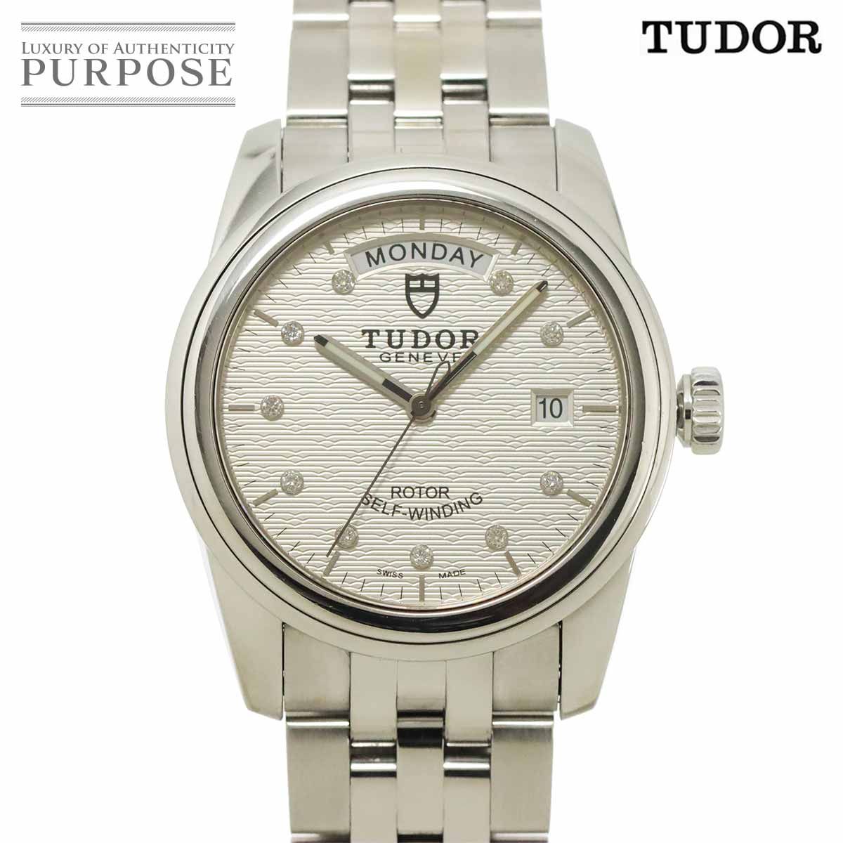 チューダー チュードル TUDOR グラマー デイトデイ 56000 10P ダイヤ 