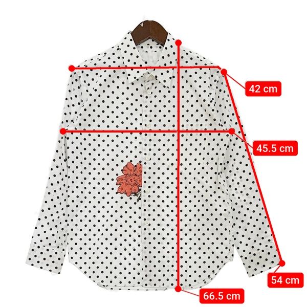 TAO COMME des GARCONS タオ コムデギャルソン ドットシャツ ブラウス